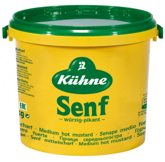 Kuehne Mustard Pail 5kg | Edelweiss Imports