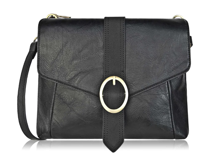 Handbag Hannah Crossbody Black | Edelweiss Imports